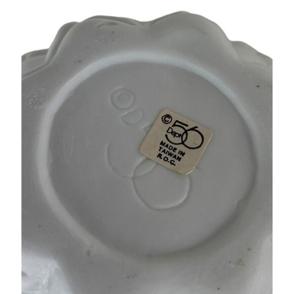 Vintage Dept 56 Balsam GreeneryPine Cone Hanging Planter Christmas Ceramic Metal - Picture 14 of 14